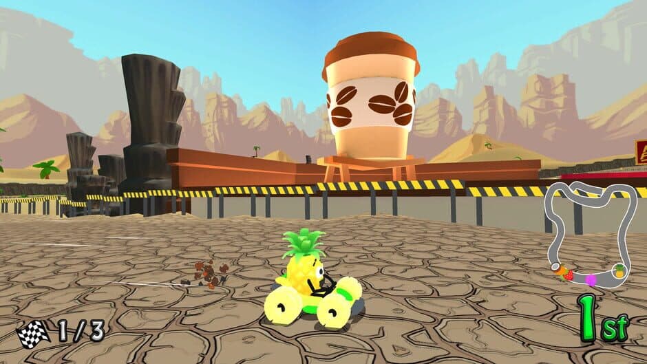 Скриншот 2 из Juiced Fruit Racing