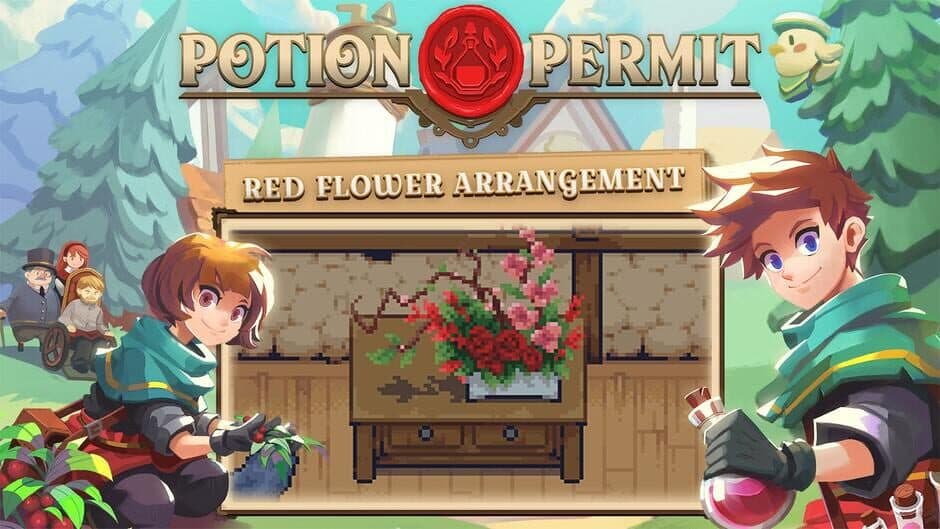 Скриншот 1 из Potion Permit: Red Flower Arrangement
