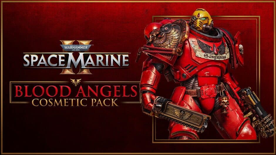 Скриншот 1 из Warhammer 40,000: Space Marine II - Blood Angels Cosmetic Pack