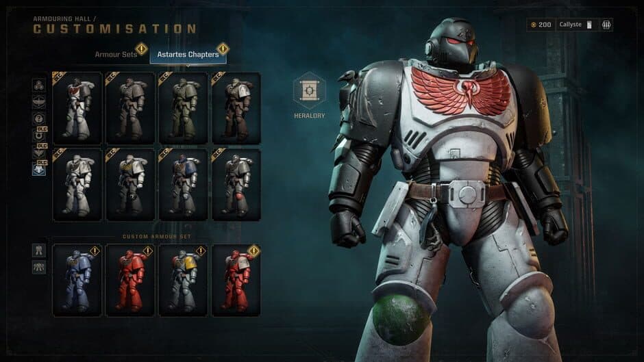 Скриншот 12 из Warhammer 40,000: Space Marine II - Raven Guard Cosmetic Pack