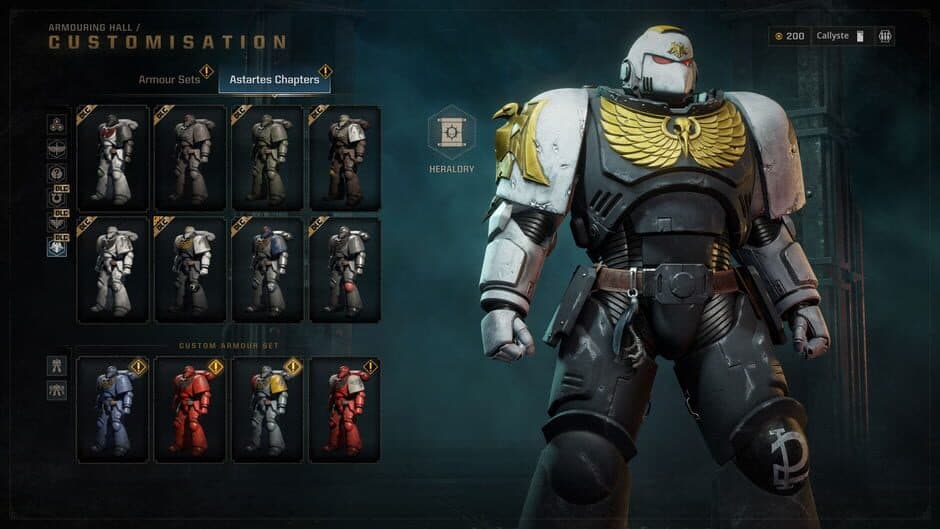Скриншот 10 из Warhammer 40,000: Space Marine II - Raven Guard Cosmetic Pack