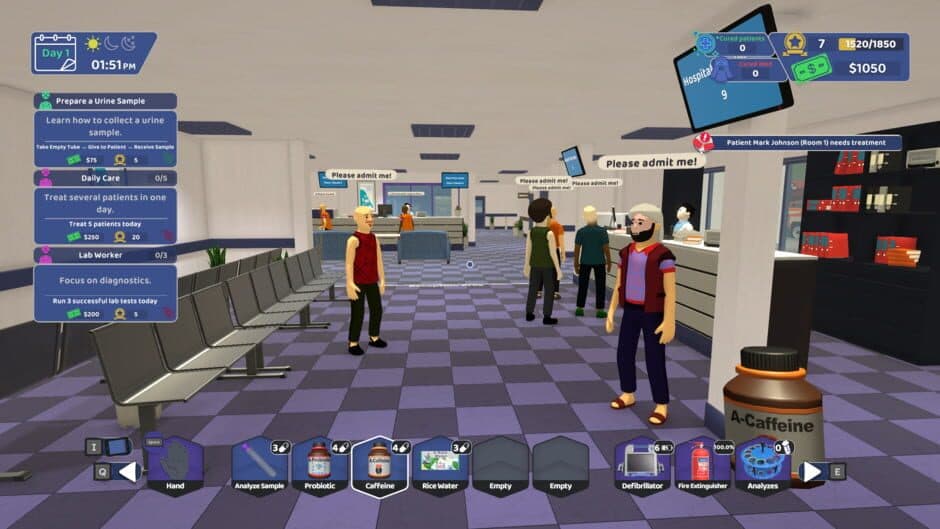Скриншот 1 из Two Hands Hospital Assistant Simulator