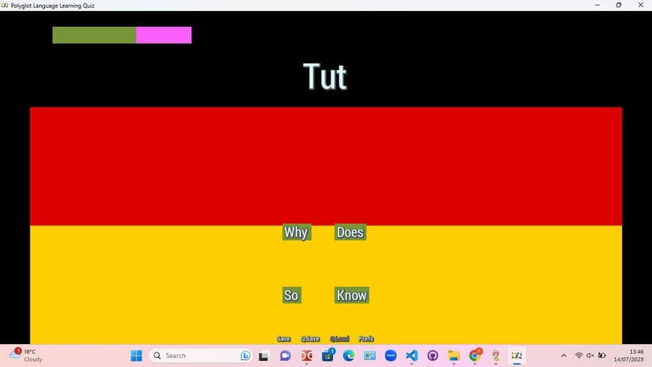 Скриншот 3 из Polyglot Language Learning Quiz