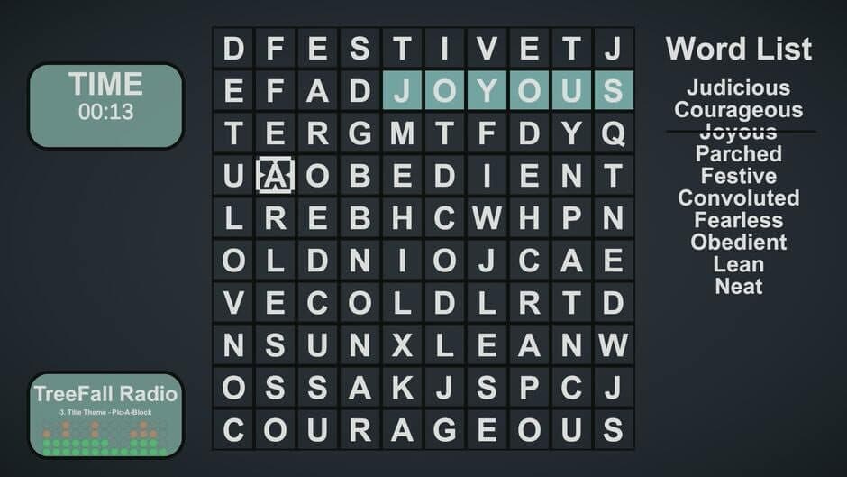 Скриншот 4 из 1-2-Exquisite Word Search!