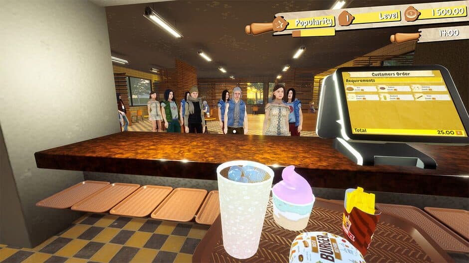 Скриншот 2 из Fast Food 2025 Simulator & Myside Reality