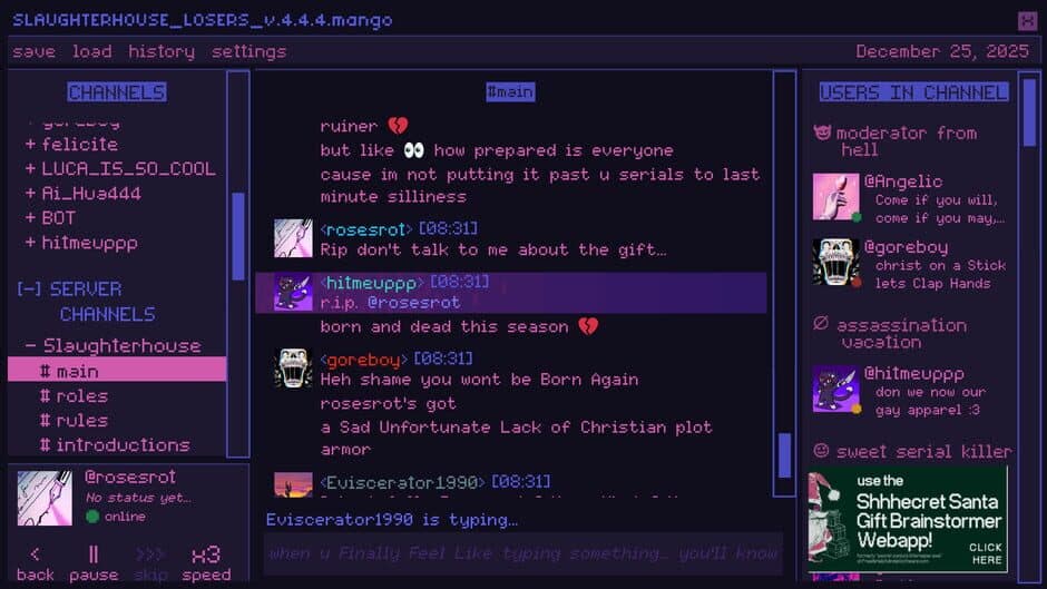 Скриншот 7 из A Killer Chat! Christmas