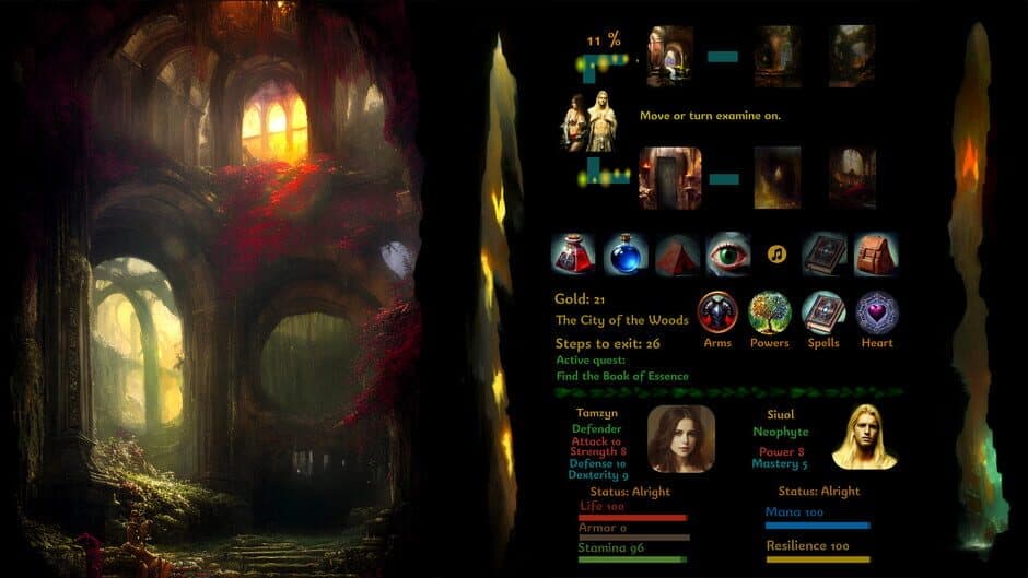 Скриншот 6 из Caverns and Dryads