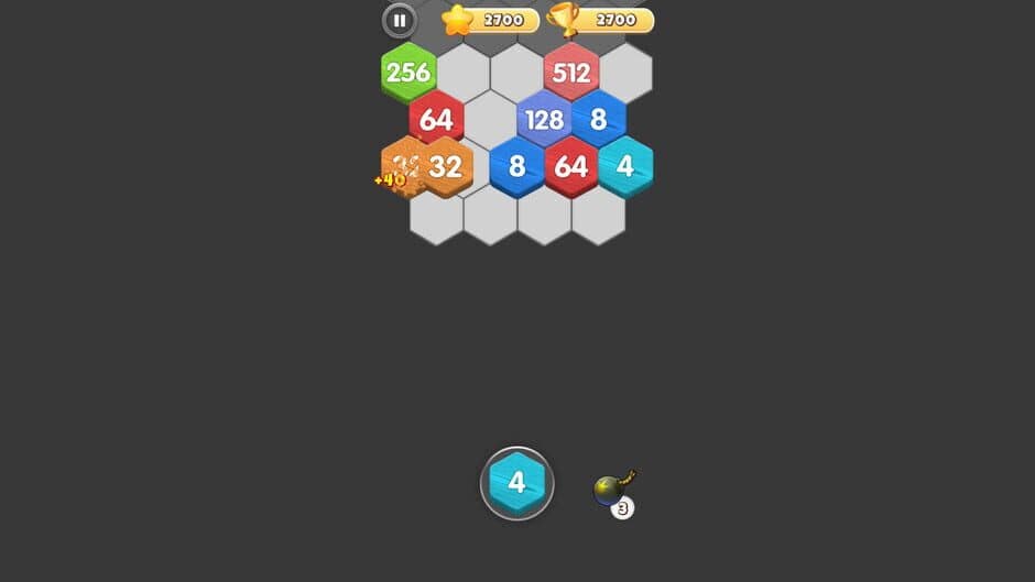 Скриншот 2 из Hexa Fusion 2048