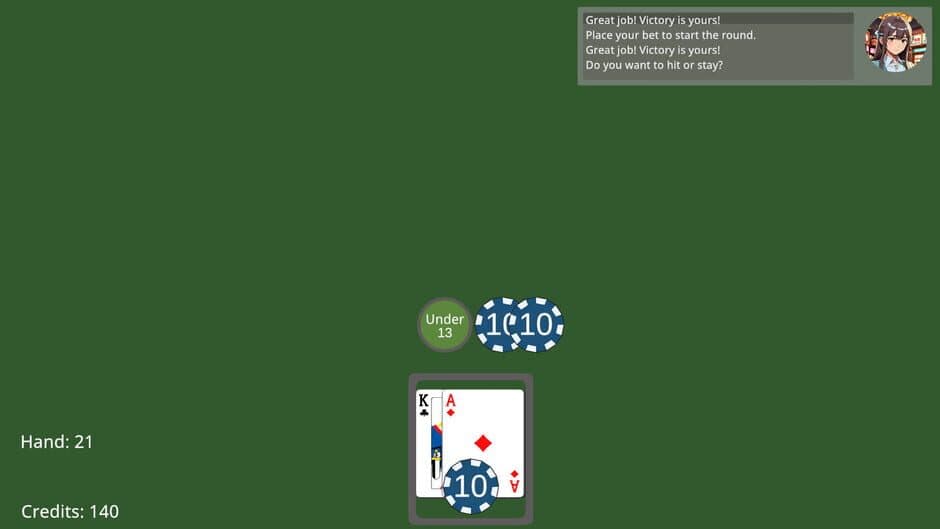 Скриншот 1 из Hit and Stand Blackjack