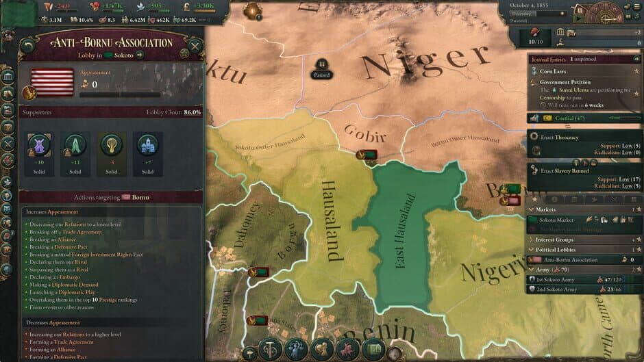 Скриншот 3 из Victoria 3: Sphere of Influence