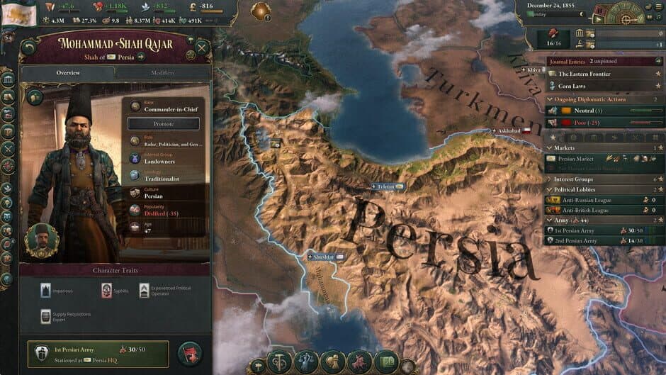 Скриншот 9 из Victoria 3: Sphere of Influence