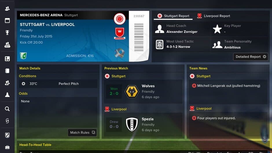 Скриншот 4 из Football Manager Touch 2016