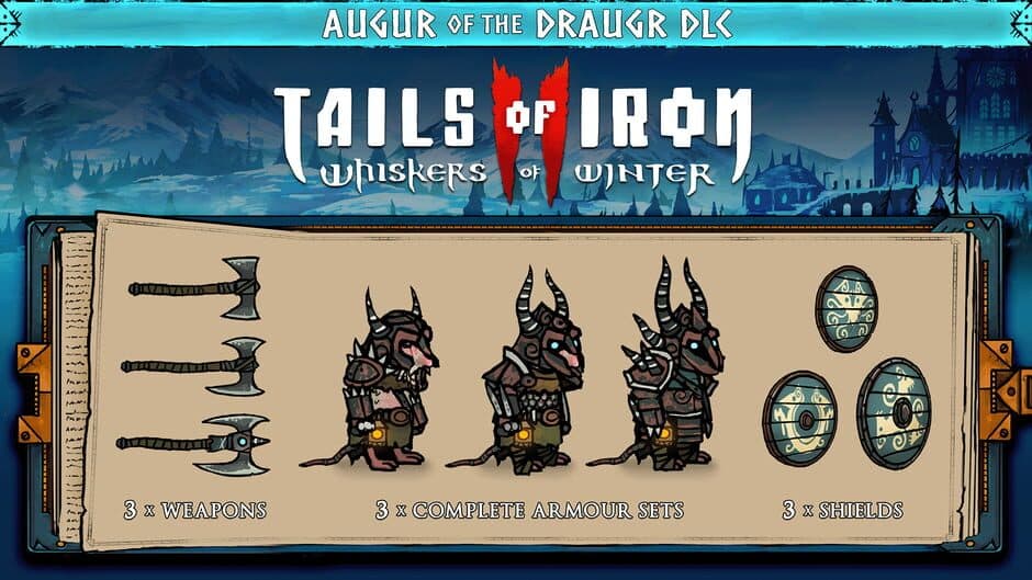 Скриншот 1 из Tails of Iron II: Whiskers of Winter - Augur of the Draugr Armour Pack
