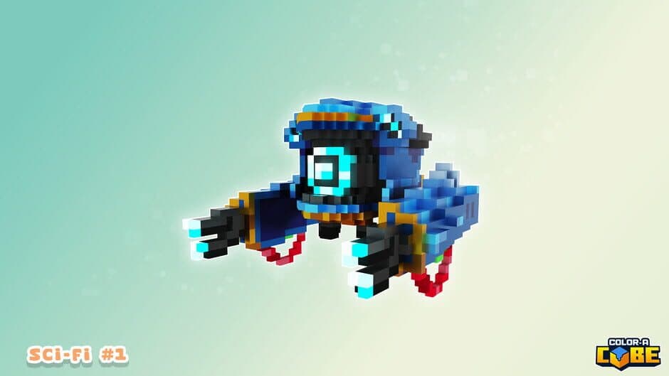 Скриншот 8 из Color-A-Cube: Scifi Pack #1