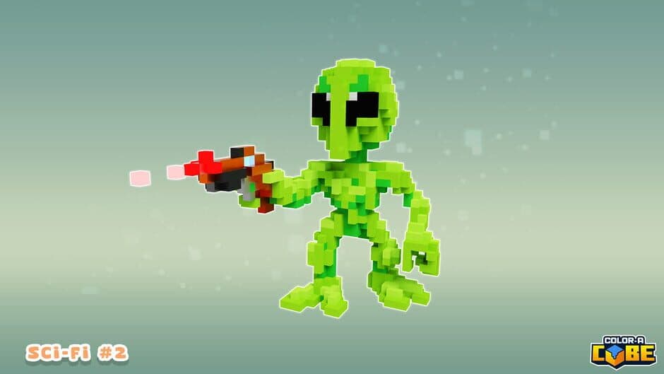 Скриншот 2 из Color-A-Cube: Scifi Pack #2