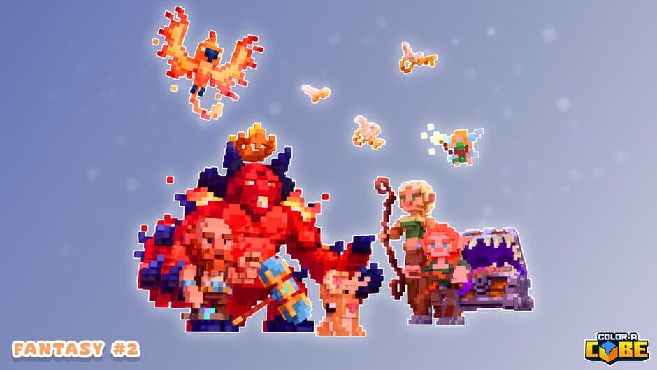 Скриншот 10 из Color-A-Cube: Fantasy Pack #2