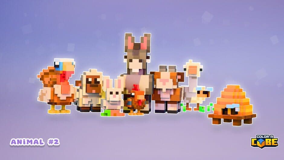 Скриншот 7 из Color-A-Cube: Farm Animal Pack #2