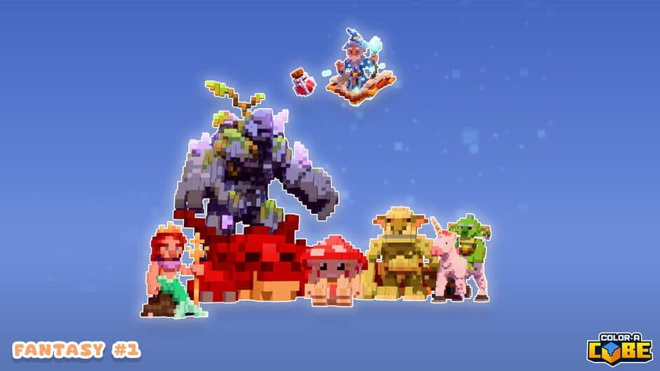 Скриншот 1 из Color-A-Cube: Fantasy Pack #1