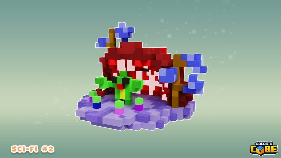 Скриншот 8 из Color-A-Cube: Scifi Pack #2