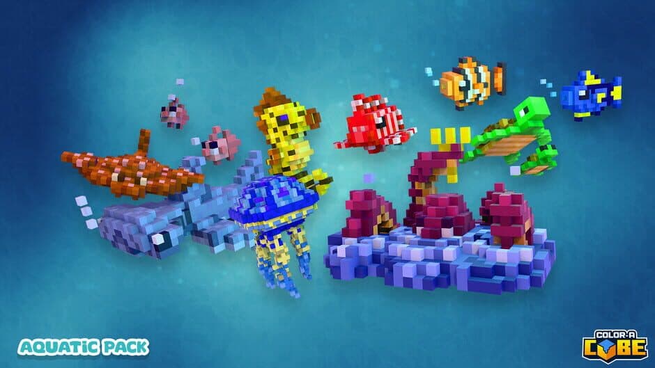 Скриншот 6 из Color-A-Cube: Aquatic Pack #1