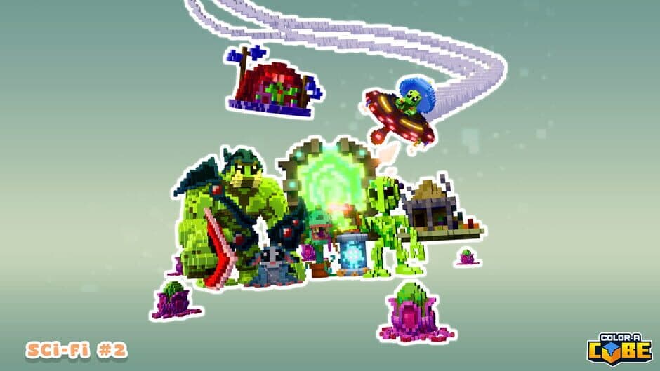 Скриншот 1 из Color-A-Cube: Scifi Pack #2