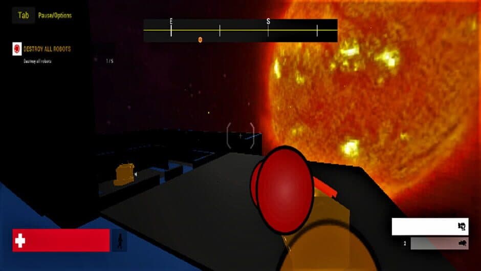 Скриншот 1 из FPS Robot Attack Minigame