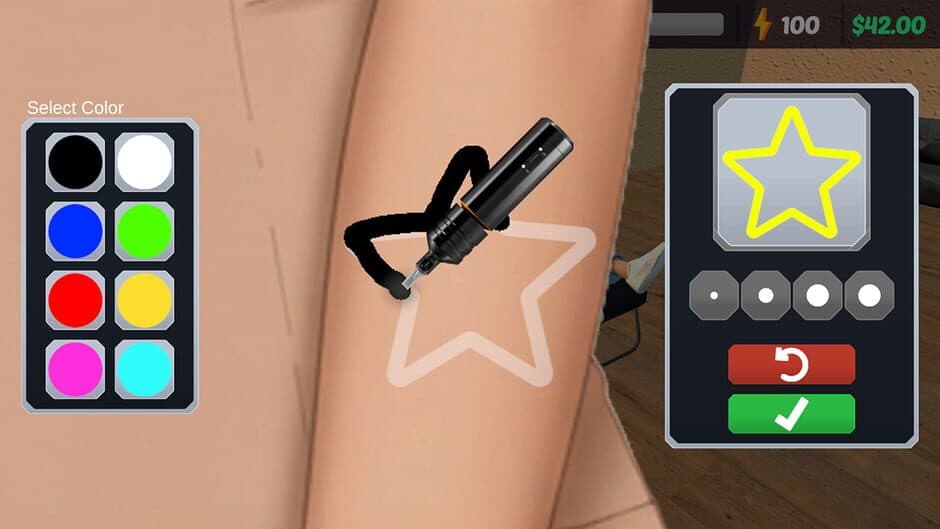 Скриншот 3 из Tattoo Studio Simulator