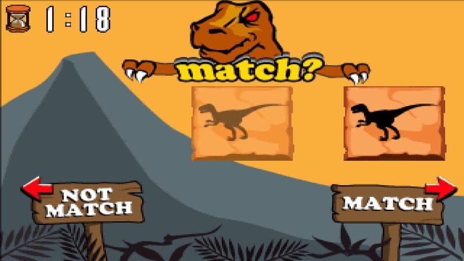 Скриншот 1 из T-Rex Memory Match