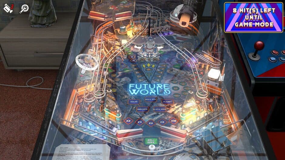 Скриншот 1 из Zaccaria Pinball: Future World Deluxe Pinball Table