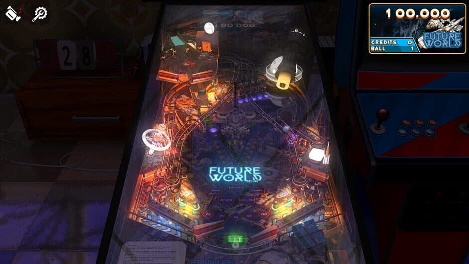 Скриншот 2 из Zaccaria Pinball: Future World Deluxe Pinball Table