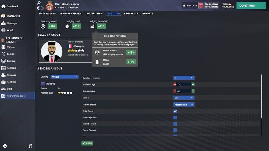 Скриншот 6 из Pro Basketball Manager 2026