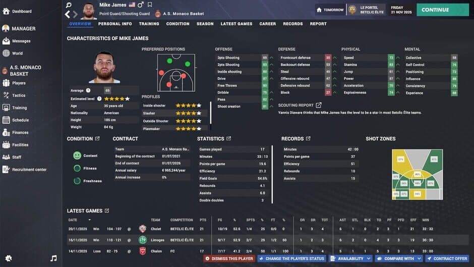 Скриншот 2 из Pro Basketball Manager 2026