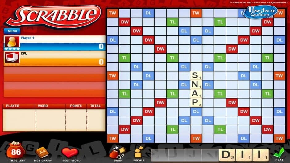 Скриншот 1 из Scrabble