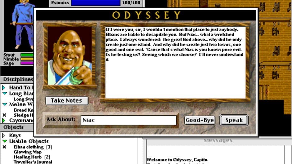 Скриншот 1 из Odyssey: The Legend of Nemesis