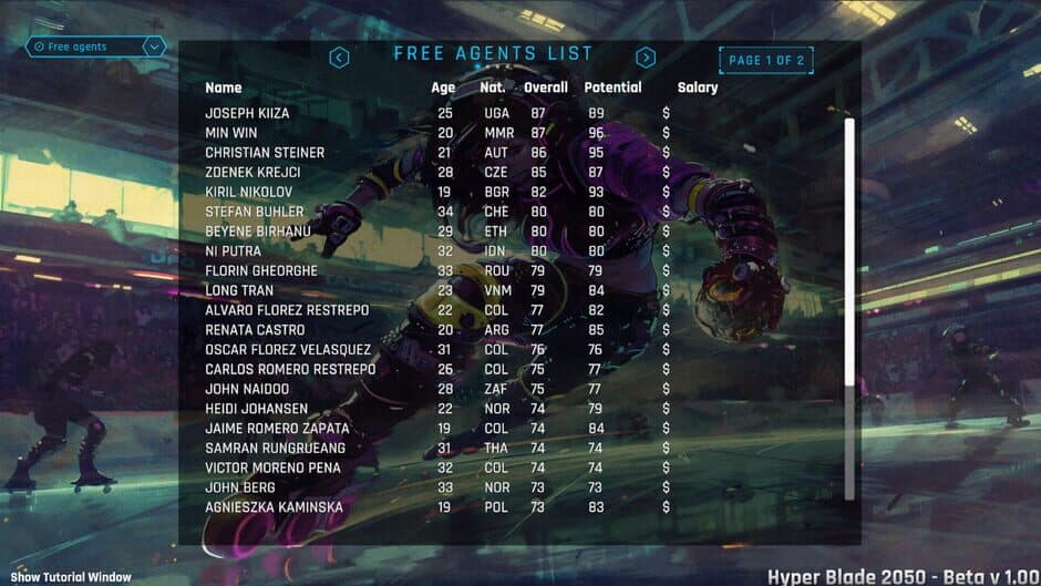 Скриншот 3 из HyperBlade 2050: Dystopian Sports Manager