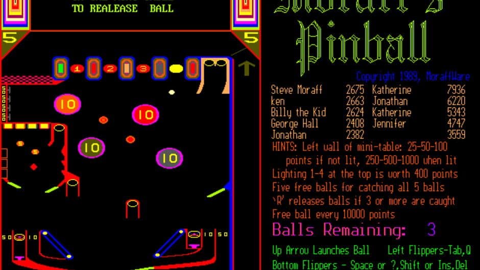 Скриншот 2 из Moraff's Pinball