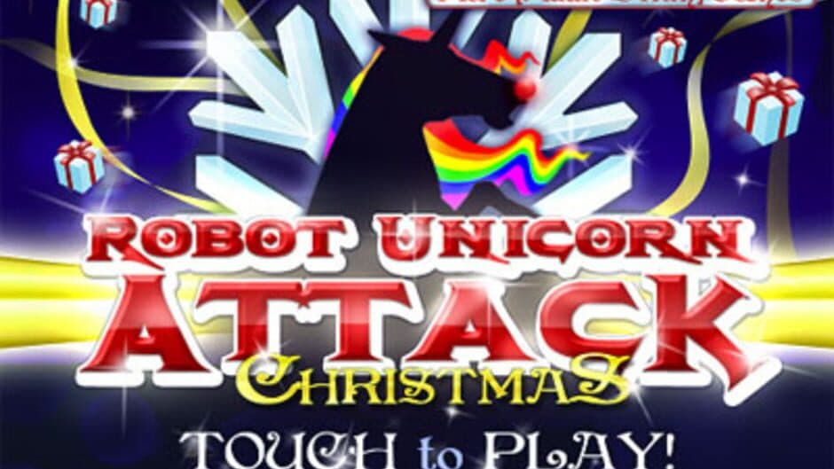 Скриншот 1 из Robot Unicorn Attack: Christmas Edition
