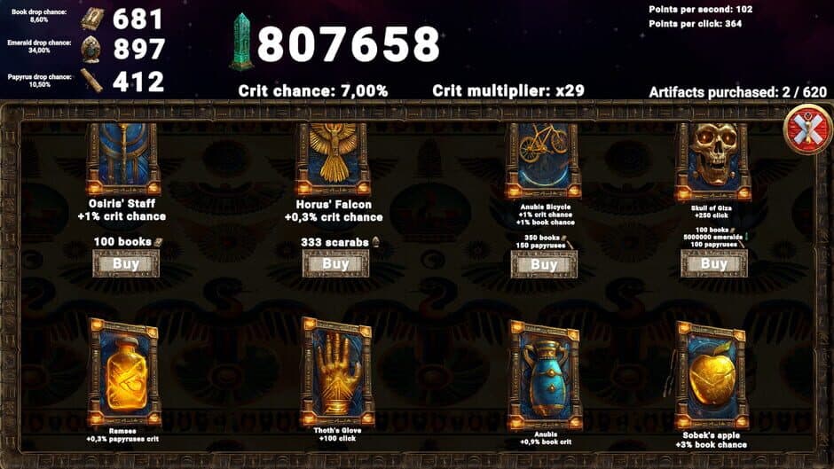 Скриншот 2 из Pyramid Clicker