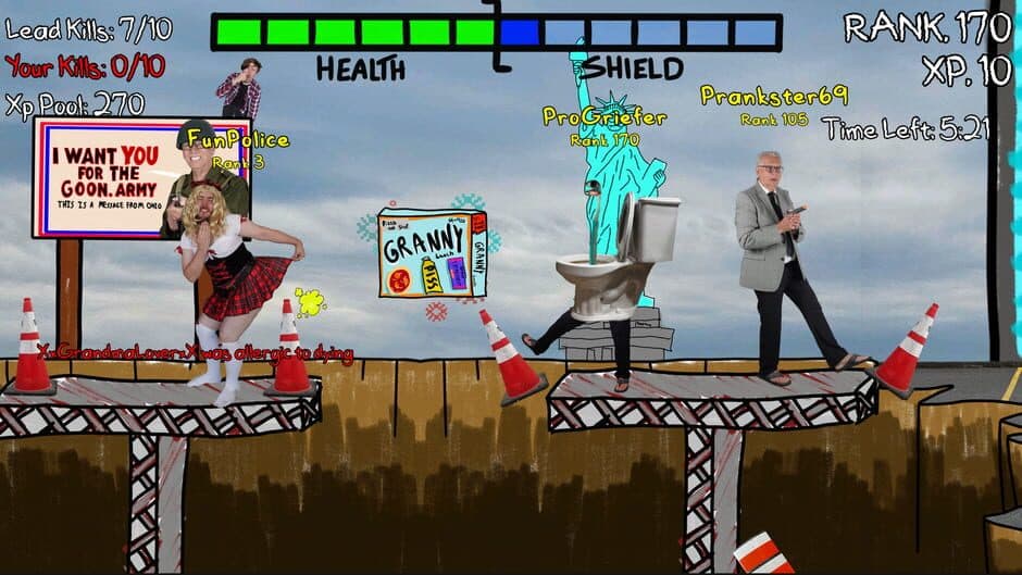 Скриншот 6 из I'm in Love With Your Dead Grandmother: Online Battle Royale