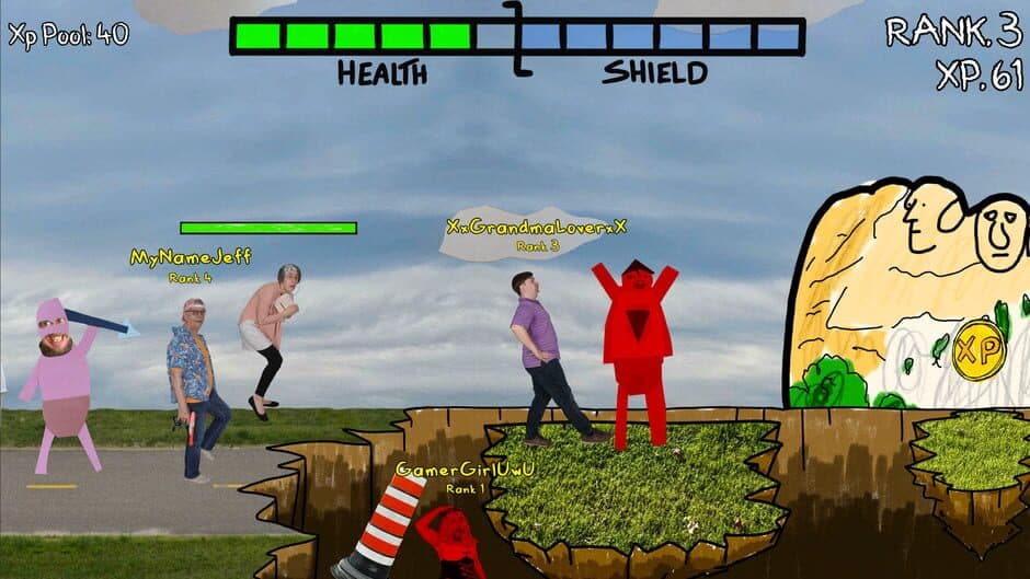 Скриншот 3 из I'm in Love With Your Dead Grandmother: Online Battle Royale