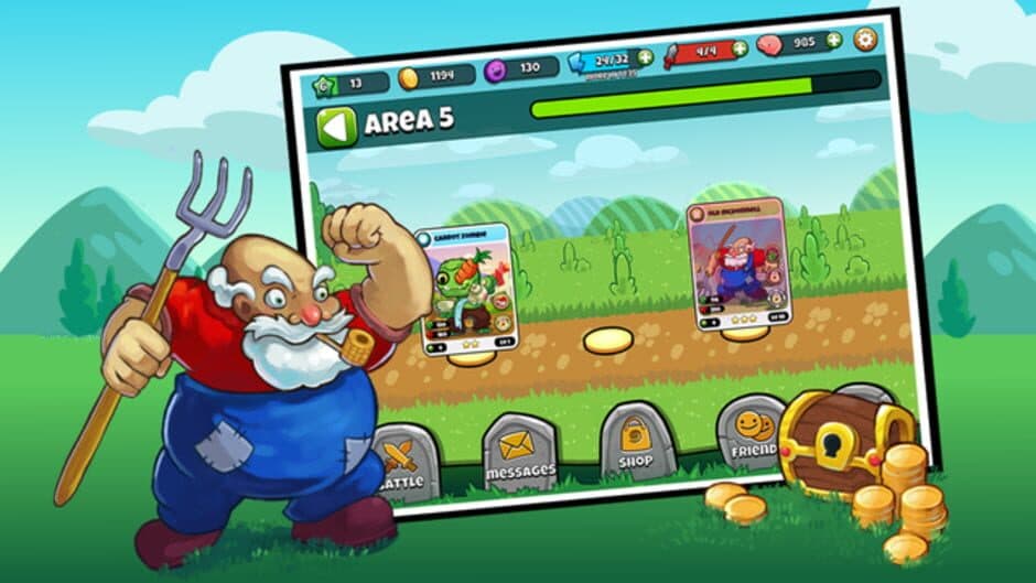 Скриншот 1 из Zombie Farm Battles
