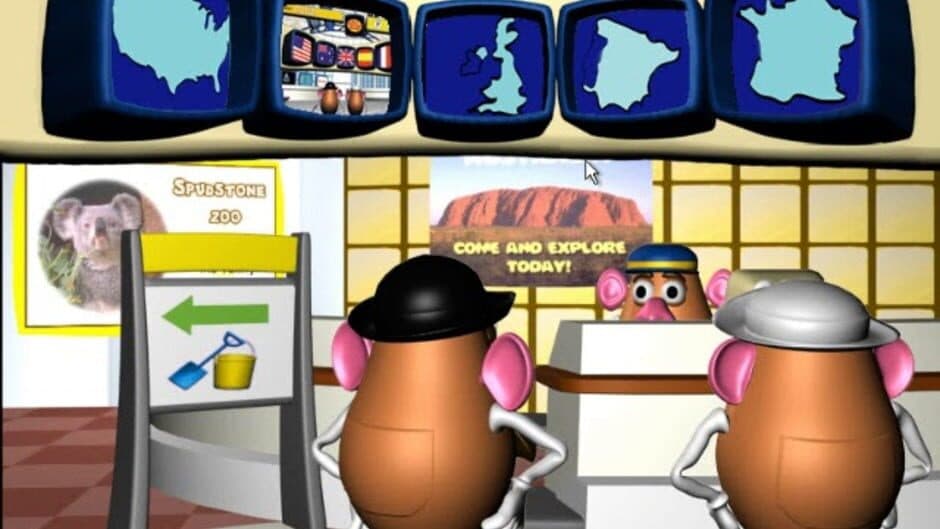 Скриншот 1 из Mr. and Mrs. Potato Head Go on Vacation