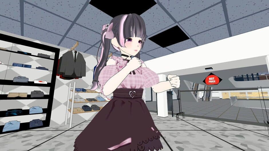 Скриншот 2 из Kareshi no Mawari ni itara Iya na Onna Tomodachi wo Kobushi de Wakaraseru Game