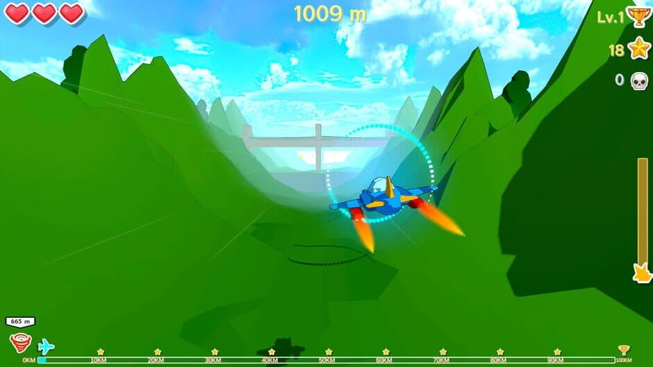 Скриншот 2 из Fly Over! 100KM! Mountains!