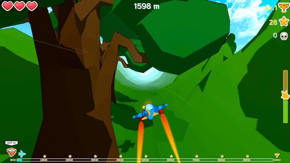 Скриншот 3 из Fly Over! 100KM! Mountains!