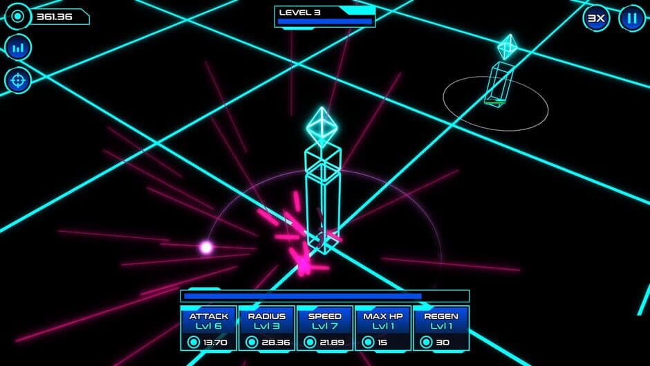 Скриншот 1 из Idle Geometry Defense