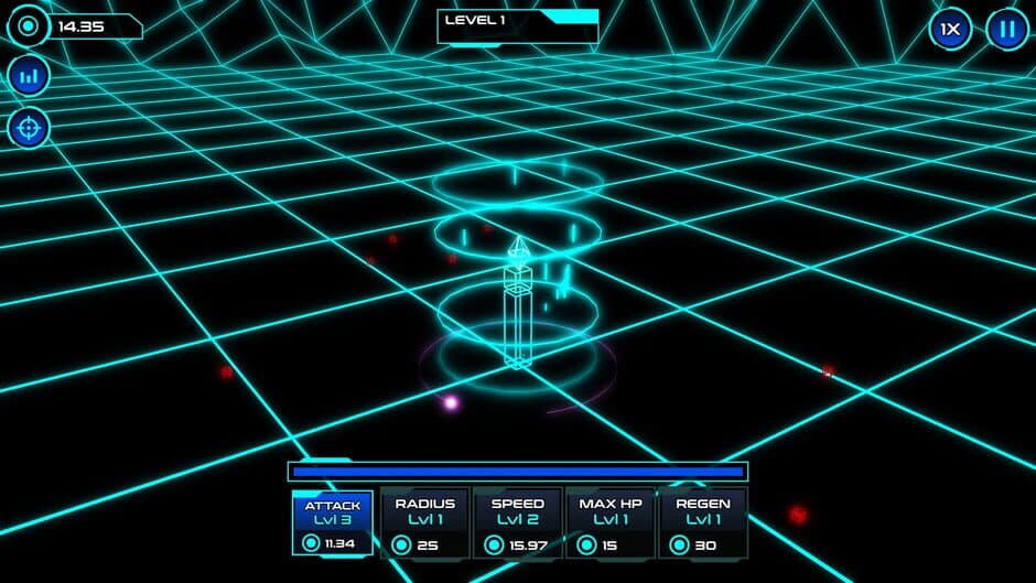Скриншот 4 из Idle Geometry Defense
