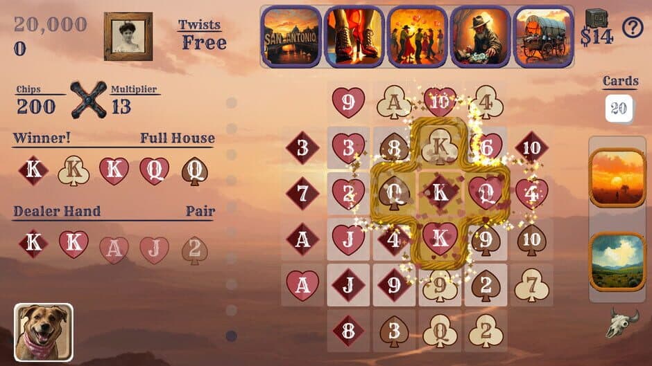 Скриншот 1 из Texas Twist Poker 3 Bandit's Run