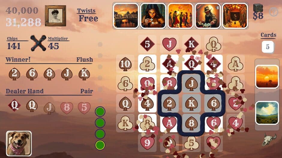 Скриншот 4 из Texas Twist Poker 3 Bandit's Run