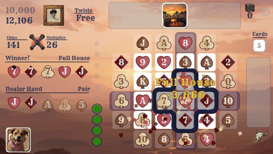 Скриншот 7 из Texas Twist Poker 3 Bandit's Run